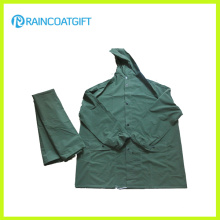 Waterproof 2PCS Rainsuit Rain Jacket and Pants